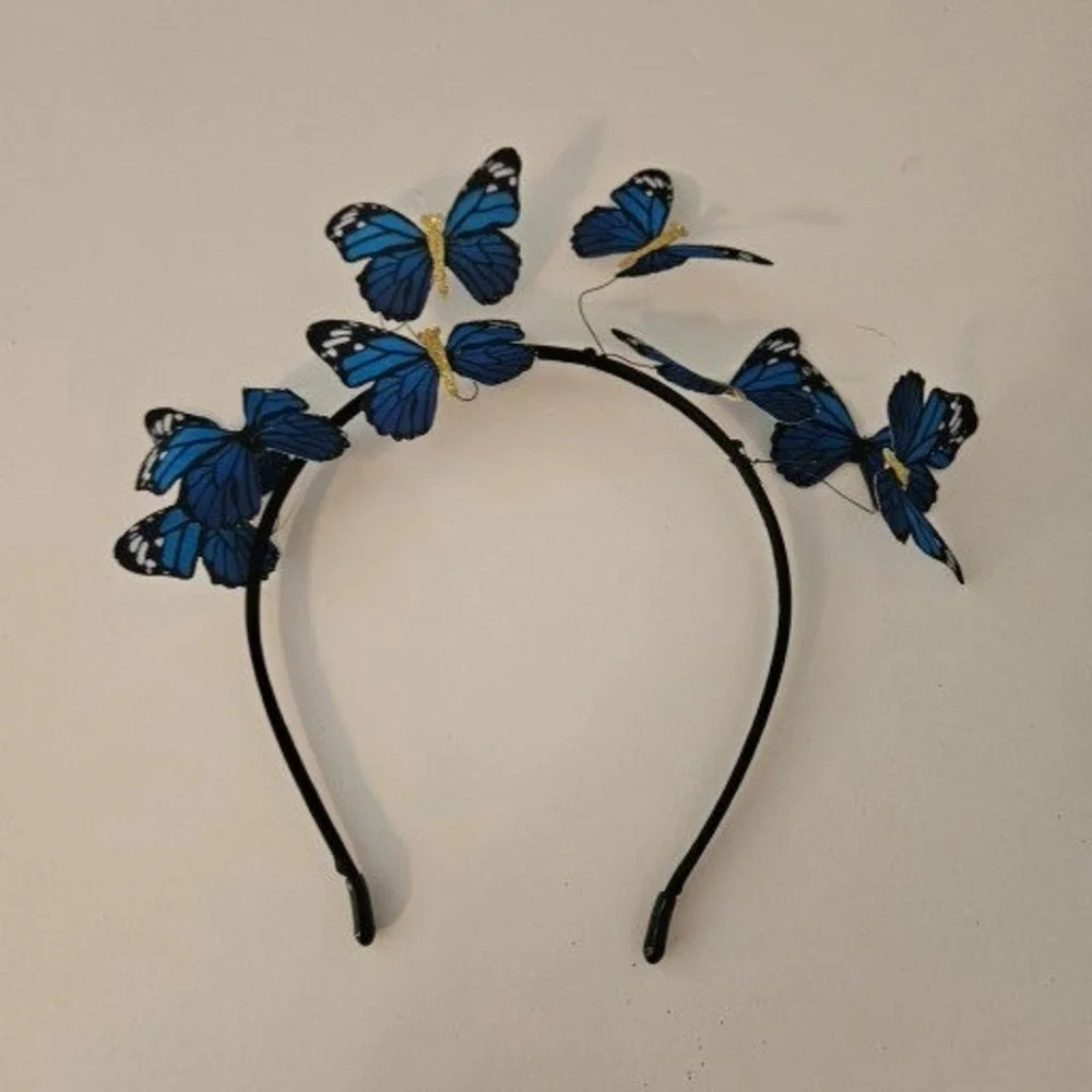 Peacock Princess Costume Dress Wings Leggings Headband‎ Toddler 3-4